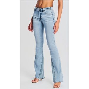 🆕 SER.O.YA | Demi Mid Rise Flare Jeans in Coastline Blue Size W28 x L35